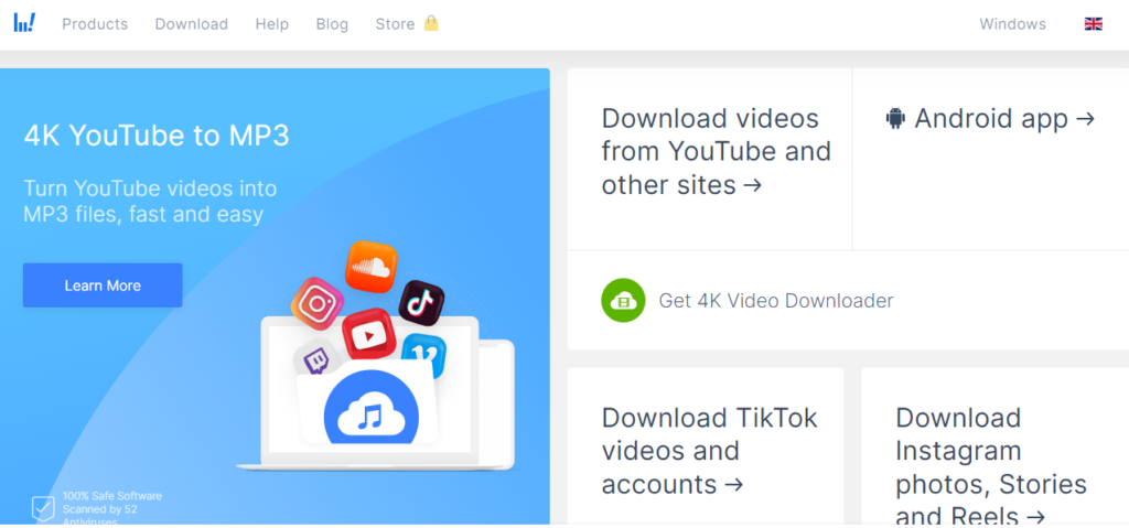 4K Downloader to download youtube vedio