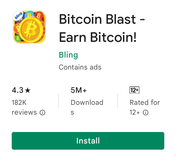 Bitcoin Blast - Earn Bitcoin: game