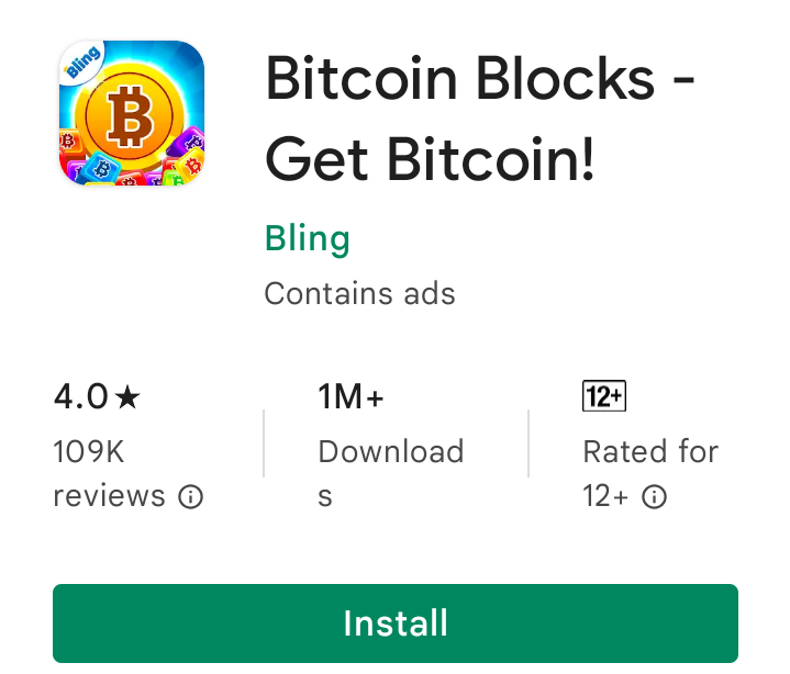 Bitcoin Blocks: Get Bitcoin Game