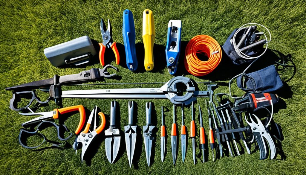 fencing tools and equipment